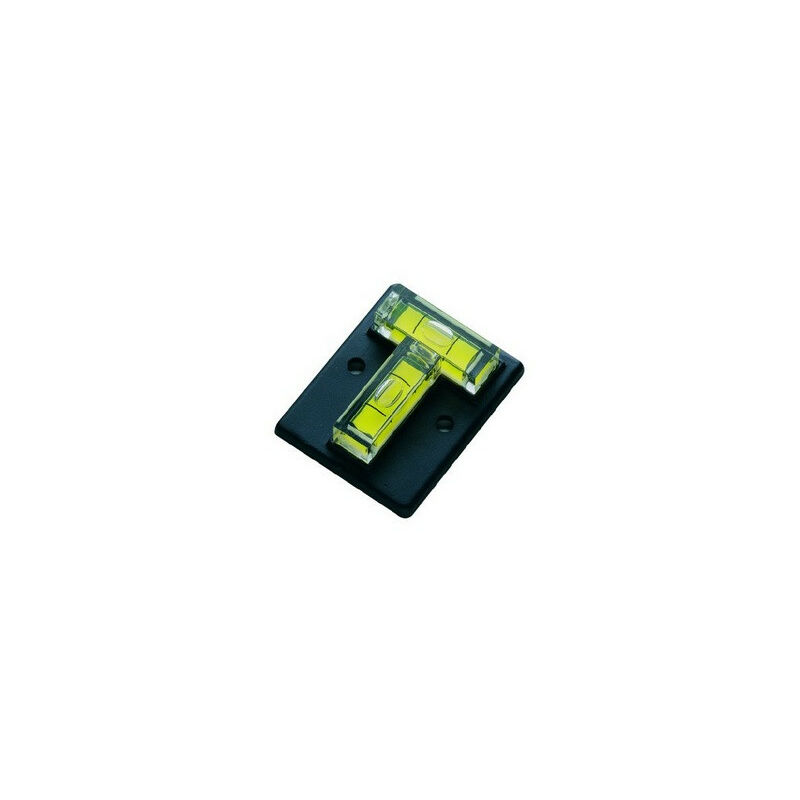 foto del prodotto metrica piccolo livello a t per piano nero 48x40 mm 34551