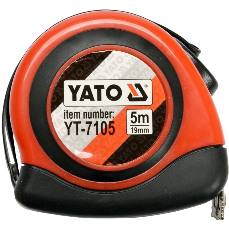 foto del prodotto metro a nastro arrotolato 5 m x 19 mm yt 7105 yato
