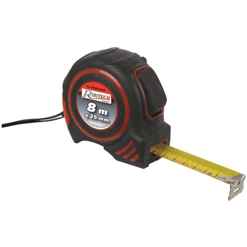 foto del prodotto metro a nastro autobloccante 8m ribitech 25mm