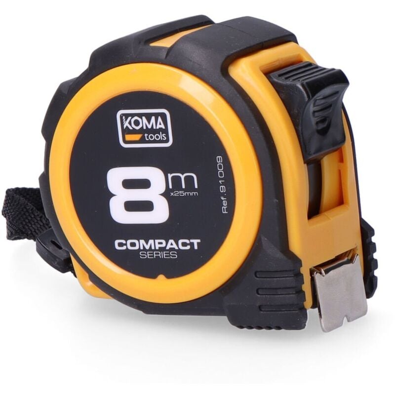 foto del prodotto metro a nastro komatools 8 m x 25 mm abs compatto