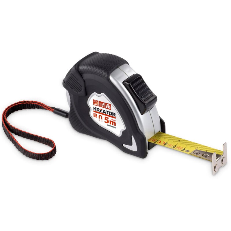 foto del prodotto metro magnetico nastro alluminio kreator 5m