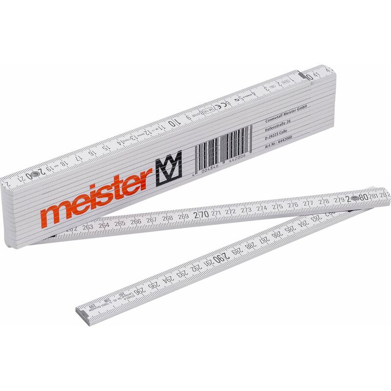 foto del prodotto metro pieghevole in legno 3m - 6442000 - meister