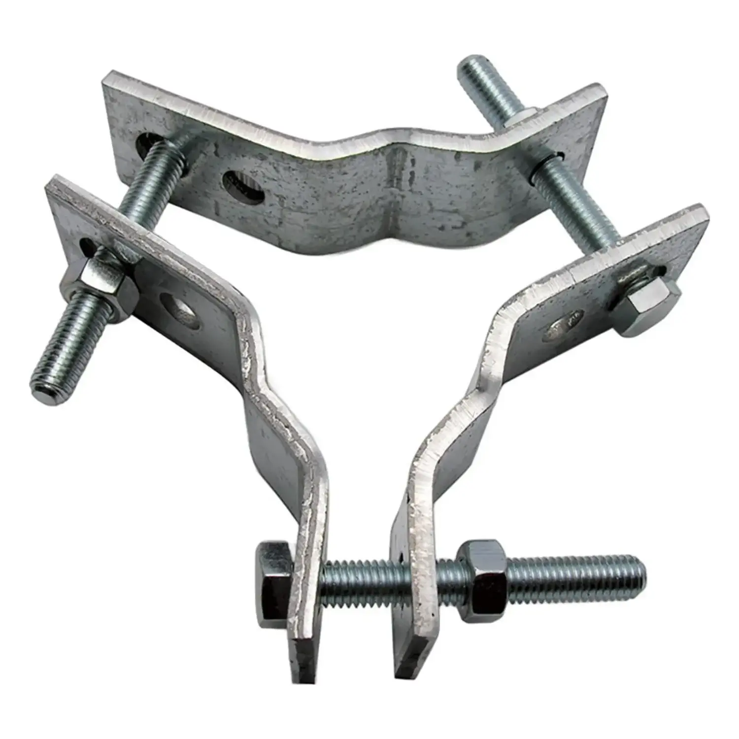 foto del prodotto metronic ralla tris per fissaggio di pali antenna tv ancoraggio vento 30 60mm