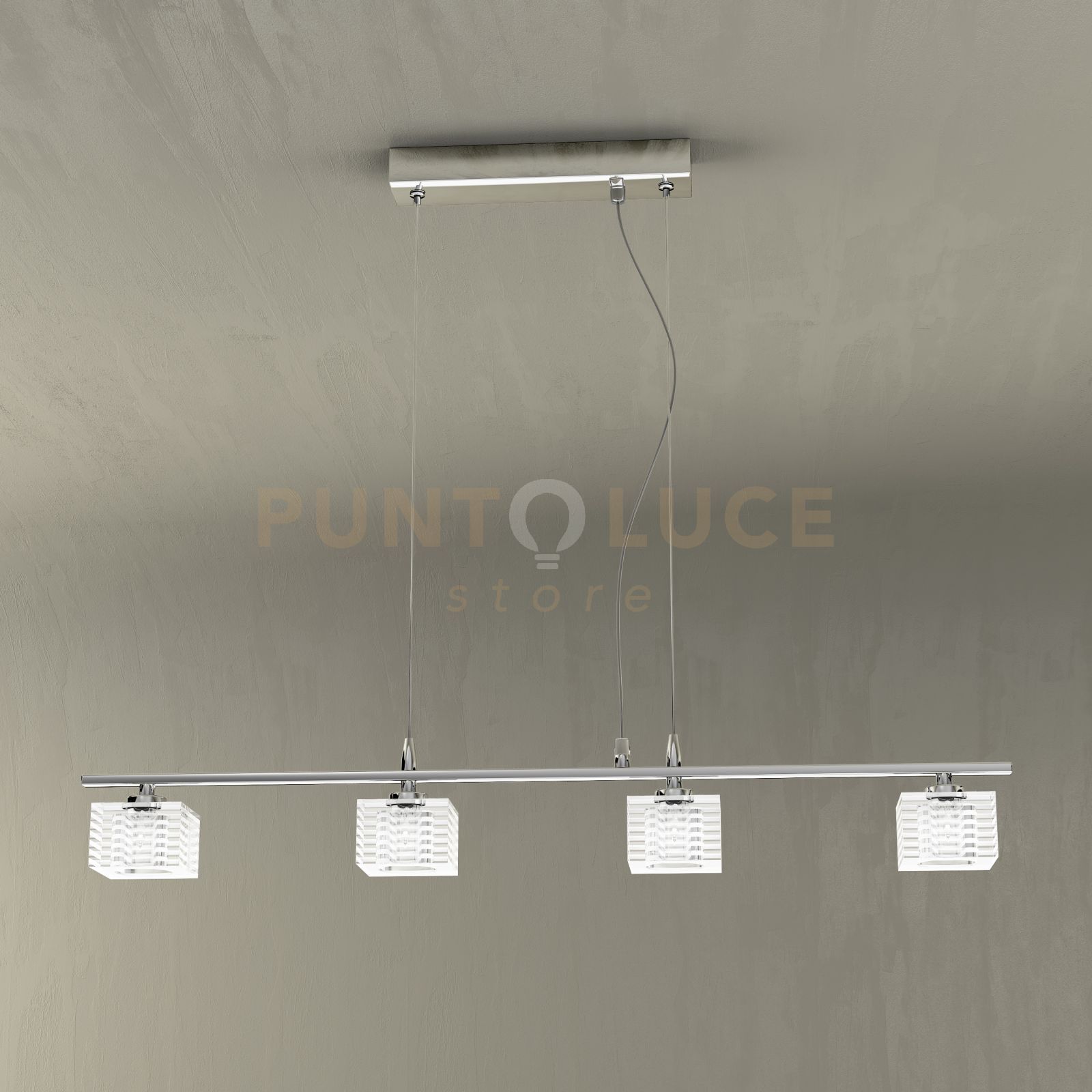 foto del prodotto metropolitan sospensione 4 luci 1047-s4