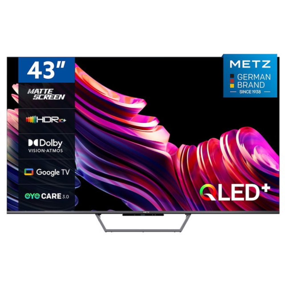 foto del prodotto metz 43mqe7600z tv 43 qled smart ultra hd 4k hdr dvbt2 s2 wi fi