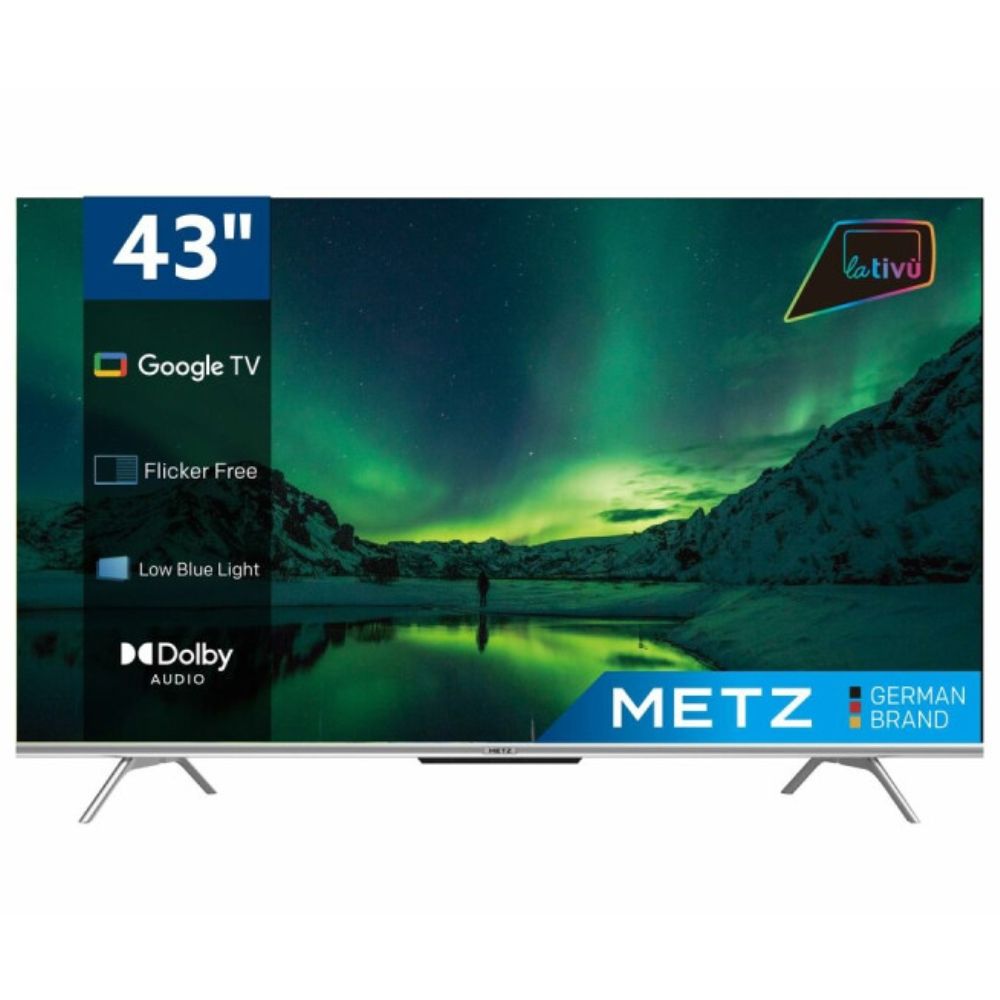 foto del prodotto metz 43mud7000z tv 43 smart google uhd 4k dvbt2 s2