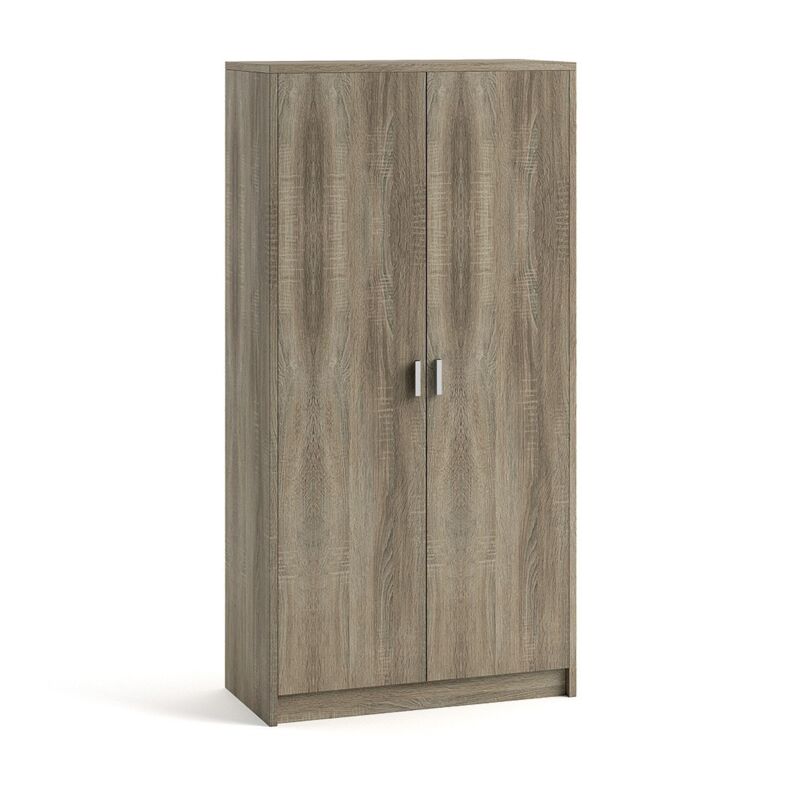 foto del prodotto meublorama armadio, collezione tolly, 2 porte, 75x150 cm, colore rovere sonoma