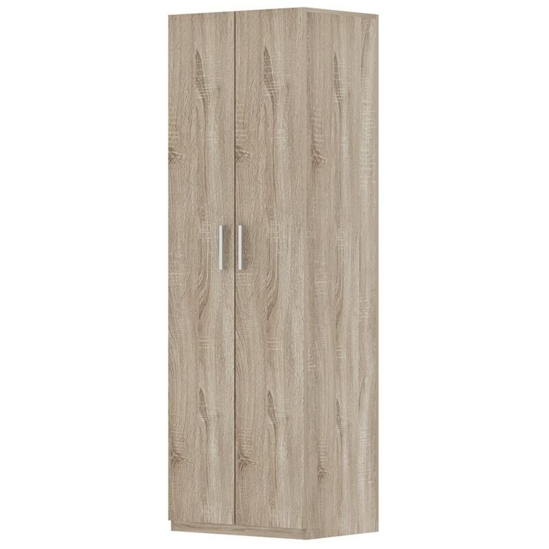 foto del prodotto meublorama armadio, collezione tom, 2 porte 60 cm rovere sonoma