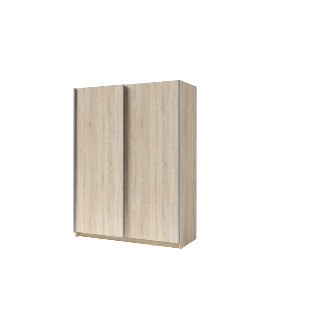 foto del prodotto meublorama armadio con 2 porte scorrevoli collezione gozu colore rovere sonoma 150 x 198 x 62 cm