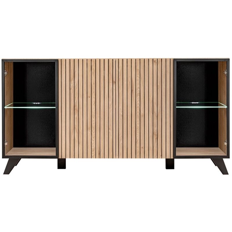 foto del prodotto meublorama buffet design nielsen 160 cm con illuminazione led integrata