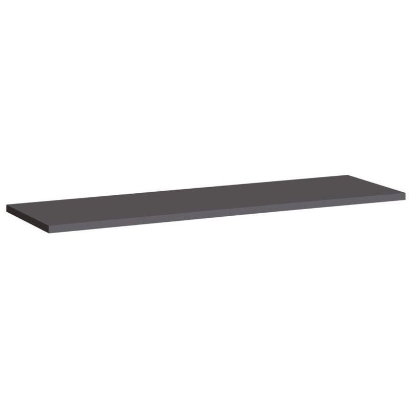foto del prodotto meublorama mensola da muro 120cm collezione switch. colore grigio.