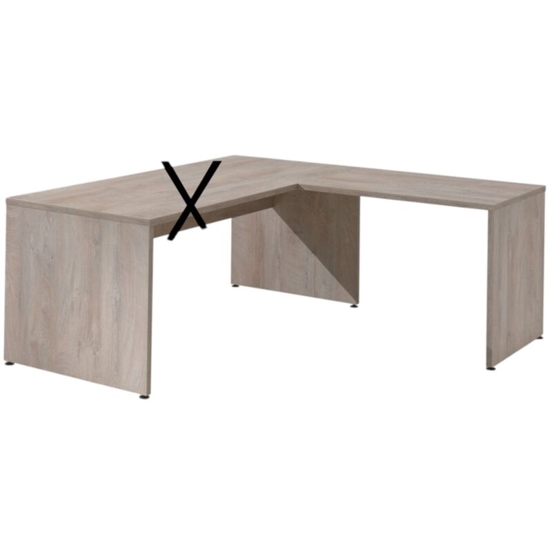 foto del prodotto meublorama ritorno per ufficio della collezione yukon colore rovere grezzo