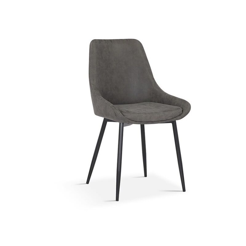 foto del prodotto meublorama sedia micra pu grigio chiaro, dimensioni h86 x l49 x p61 cm, ideale per un salotto prestigioso.