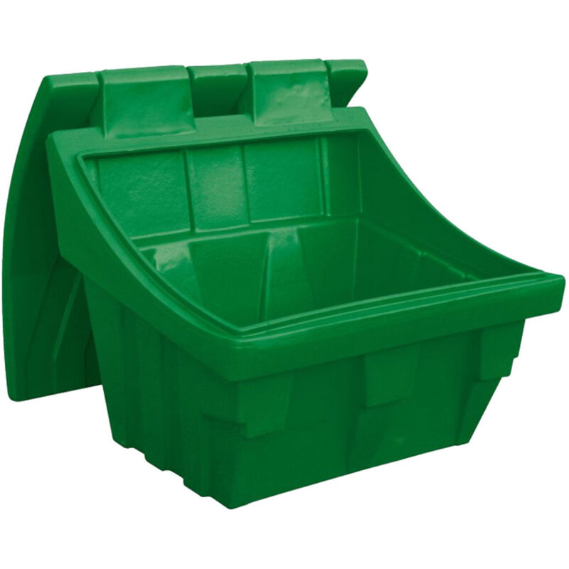 foto del prodotto meva box contenitore per sabbia, sabbia e sale per marciapiedi, 150 kg, verde
