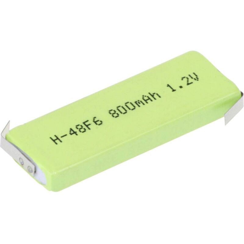 foto del prodotto mexcel hpe f6 800 batteria ricaricabile speciale prismatica linguette a saldare a z nimh 1.2 v 770 mah