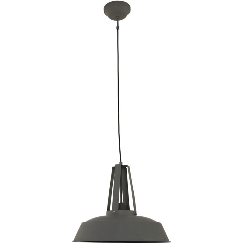 foto del prodotto mexlite lampada a sospensione eden grigio metallo 