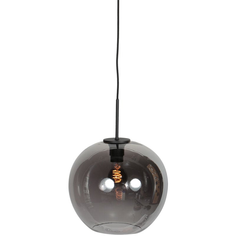 foto del prodotto mexlite - lampada a sospensione - haloswap - nero - vetro vetro