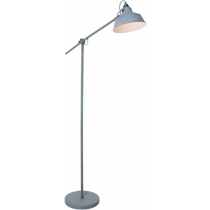 foto del prodotto mexlite lampada da terra nove grigio metallo 28cm 