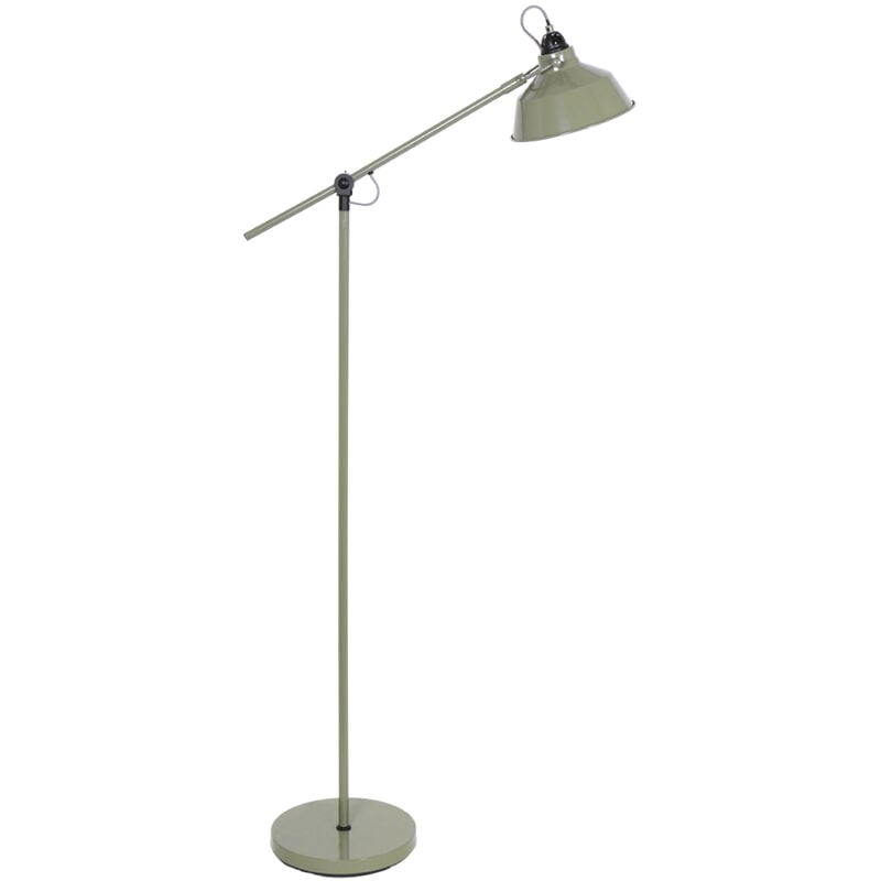 foto del prodotto mexlite lampada da terra nove verde metallo lampada da