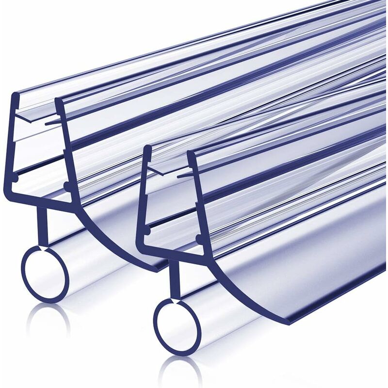 foto del prodotto meykoers guarnizione per box doccia 2x60cm guarnizioni di ricambio, guarnizioni inferiori pvc per vetro da 7 8mm s02