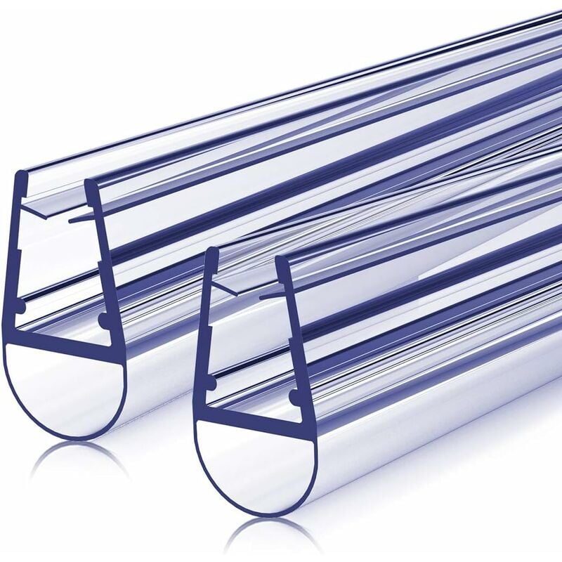 foto del prodotto meykoers guarnizione per box doccia 2x80cm guarnizioni di ricambio, guarnizioni inferiori pvc per vetro da 7 8mm s01