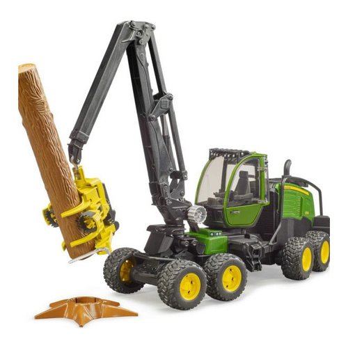 foto del prodotto mezzo agricolo bruder 02135 john deere trattore taglia tronchi