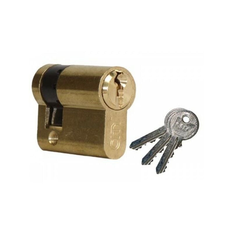 foto del prodotto mezzo cilindro city iseo 30x10mm ottone lucido vari v03 kcf005503 520930127v03