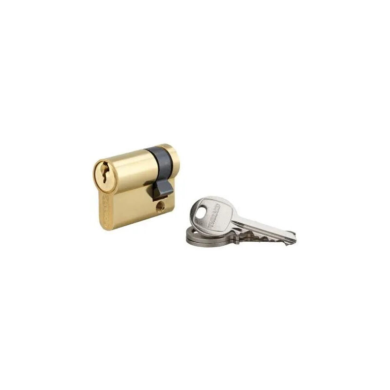 foto del prodotto mezzo cilindro in ottone, 30x10, 3 chiavi bb1