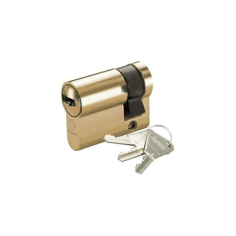foto del prodotto mezzo cilindro in ottone vachette per porta di garage 30x10