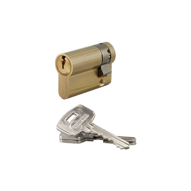 foto del prodotto mezzo cilindro profilo europeo hg5 thirard 30x10 mm 3 chiavi 053010