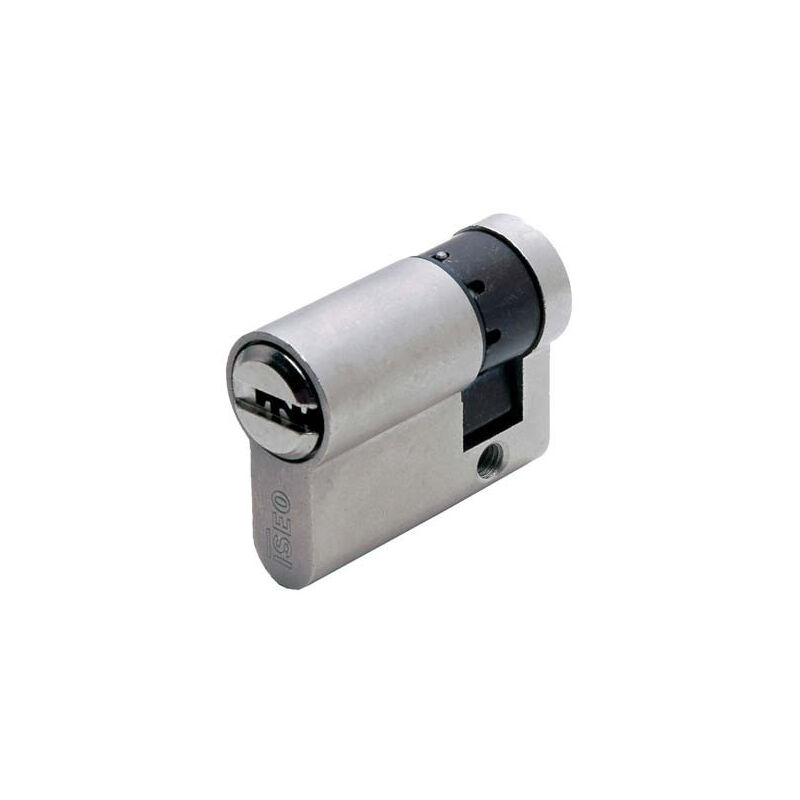 foto del prodotto mezzo cilindro sagomato r6 plus iseo ott.crom.satin chiavi 5 mm 40 30 10