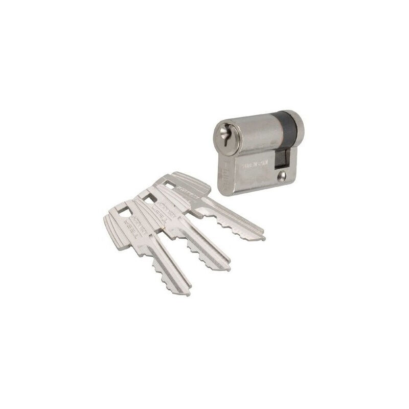 foto del prodotto mezzo cilindro tesa te5 30x10mm nichelato 50303010n
