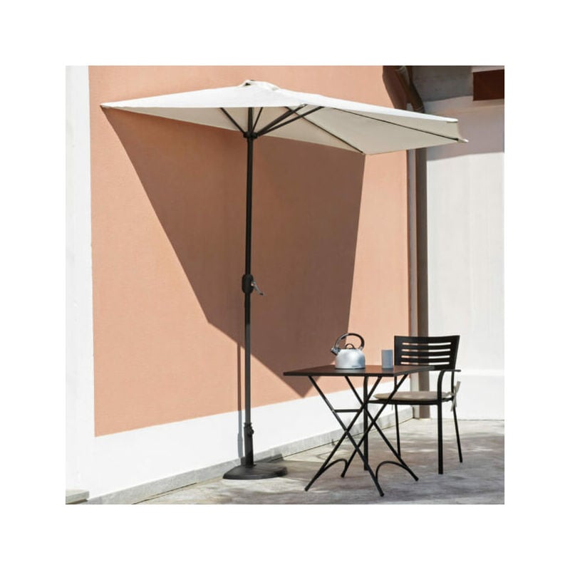 foto del prodotto mezzo ombrellone da giardino a parete 3m vorghini ecr 