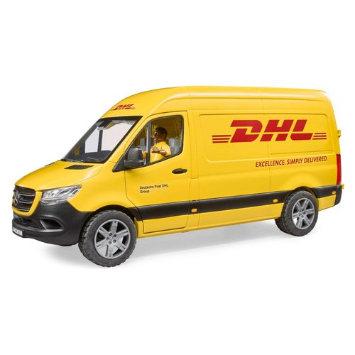 foto del prodotto mezzo stradale bruder 02671 mercedes sprinter furgone dhl con personag