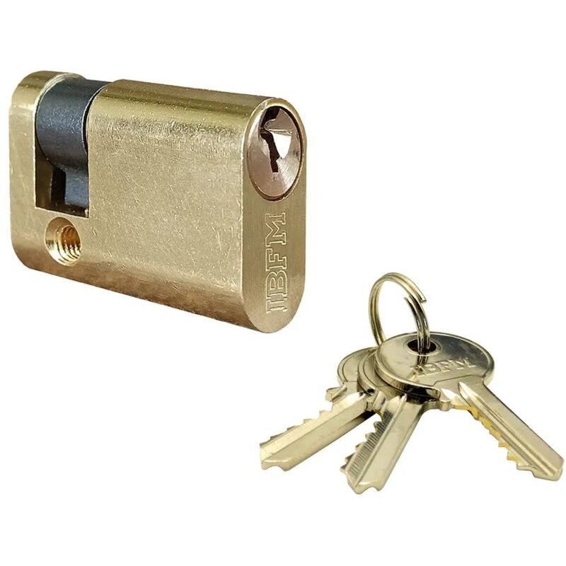 foto del prodotto mezzocilindro ovale mm.40 ott. cromosat.