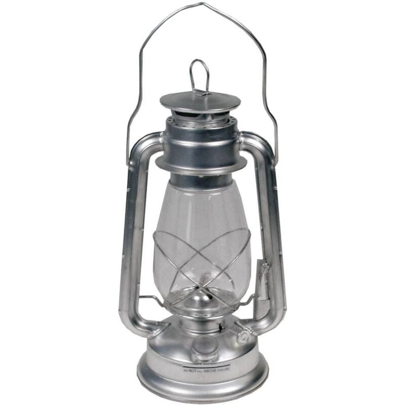 foto del prodotto mfh military adventure zink lampada a petrolio argento 1 pz.