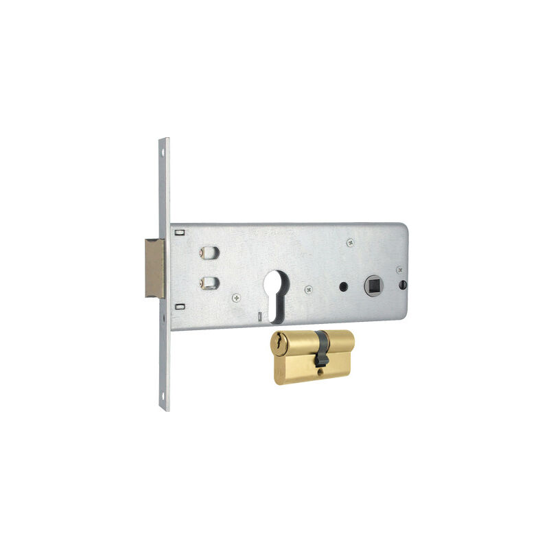 foto del prodotto mg serratura metallo infilare 283 b.q zinc f.mm 20 f.sag m2 scr q8 h.64 e.70 cf pz 2