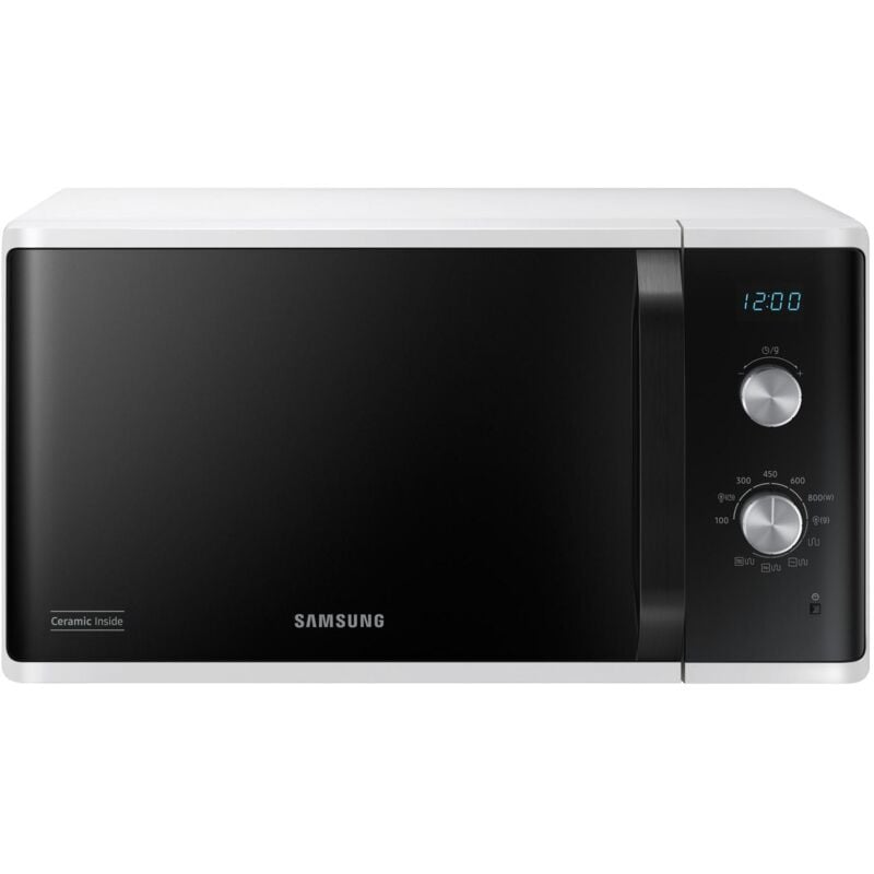 foto del prodotto mg23k3614aw forno microonde con grill dual dial bianco samsung