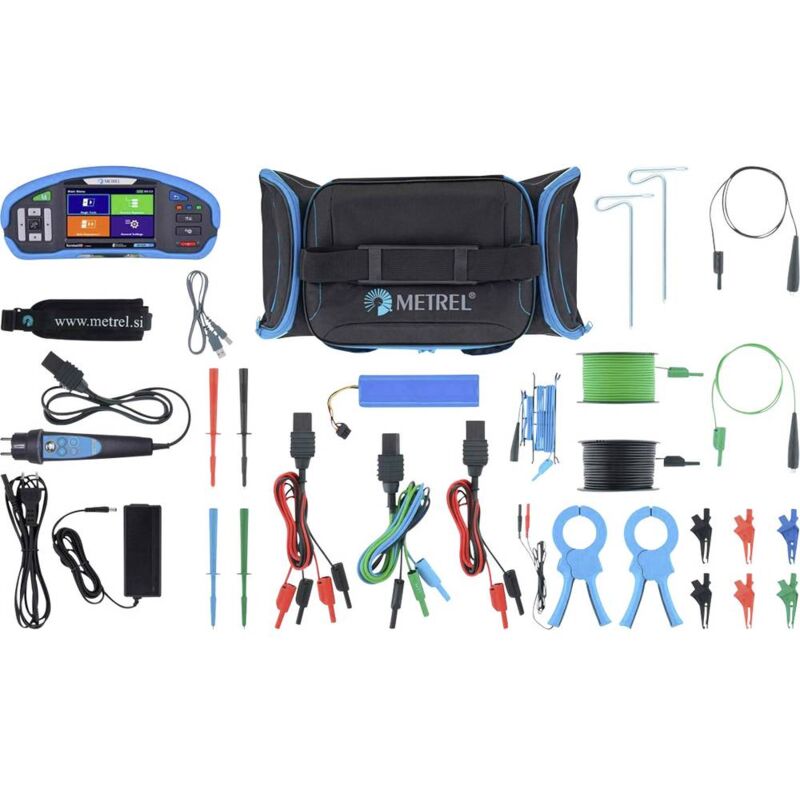 foto del prodotto mi 3155 eu kit tester vde calibrato iso norma vde 0100 - metrel