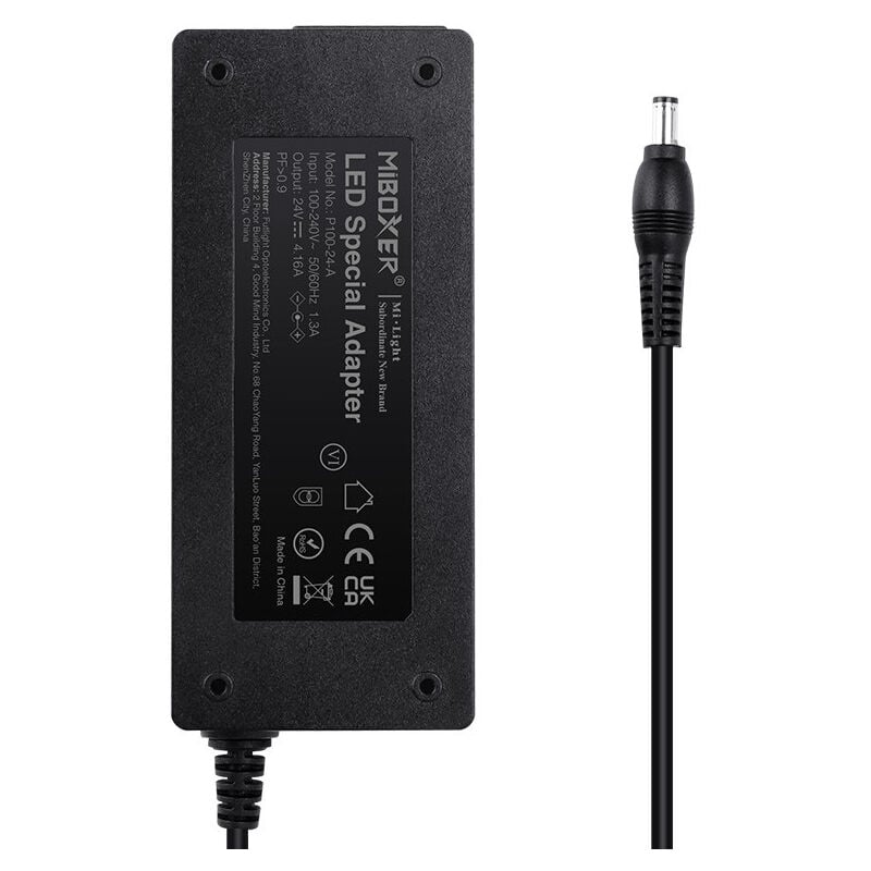 foto del prodotto mi light adattatore led dimmerabile dc24v ac100 240v 100w max1.3a rf 2.4g per nastri led