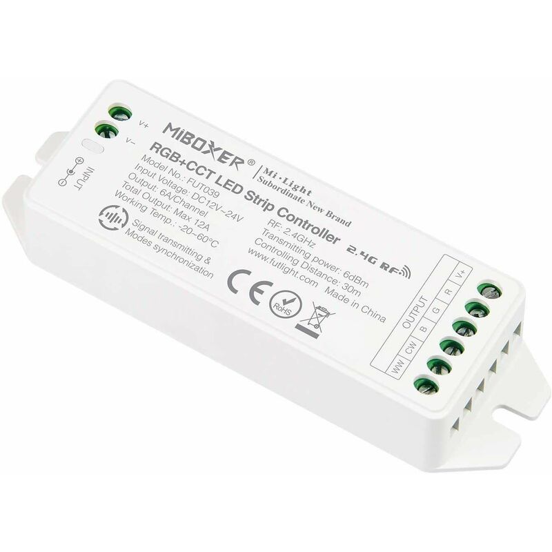 foto del prodotto mi light controller led dc12 24v 6a ch rf 2.4ghz alexa google asisstant rgb cct 039