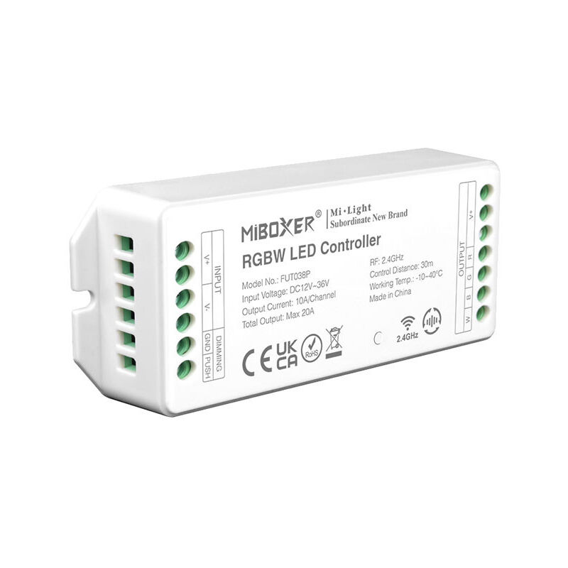 foto del prodotto mi light controller led dc12 36v 10a ch radiofrequency alexa google assistant rgb w 038p