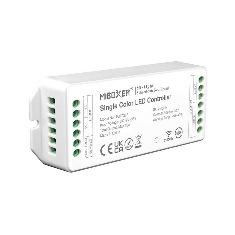 foto del prodotto mi light controller led dc12 36v 10a ch radiofrequency mono color 036p