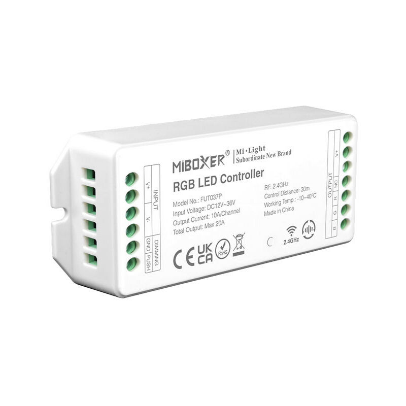 foto del prodotto mi light controller led dc12 36v 10a ch radiofrequenza alexa google assistant rgb 037p