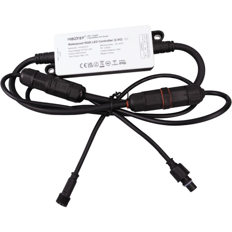 foto del prodotto mi light controller led rgb radio frequenza impermeabile ip67 dc12v con connessione a 4 pin
