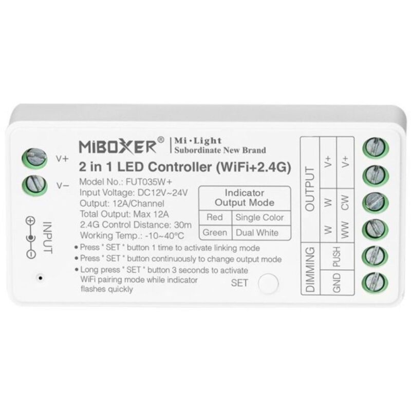 foto del prodotto mi light controller per strisce led 2 in 1 monocolore dual white 