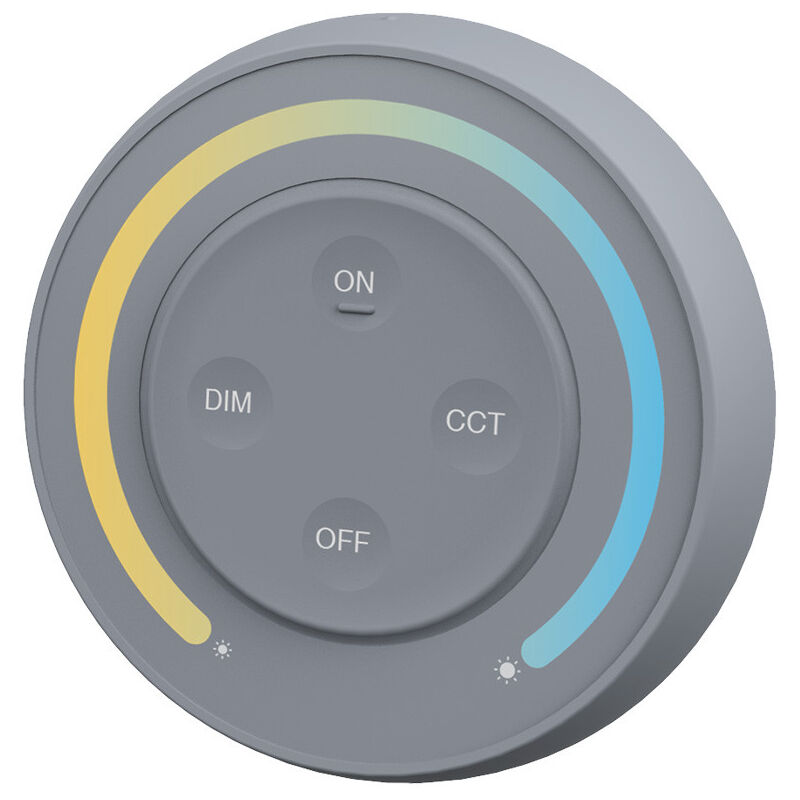 foto del prodotto mi light controllo remoto frequenza radio tattico ctc dimmerabile 1 zona grigio s1 g