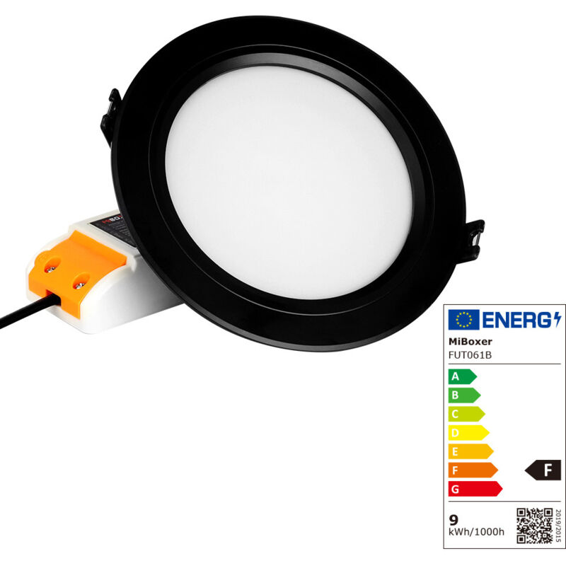 foto del prodotto mi light downlight 9w integrato led nero 120 720lm rgb cct 2700k 6500k
