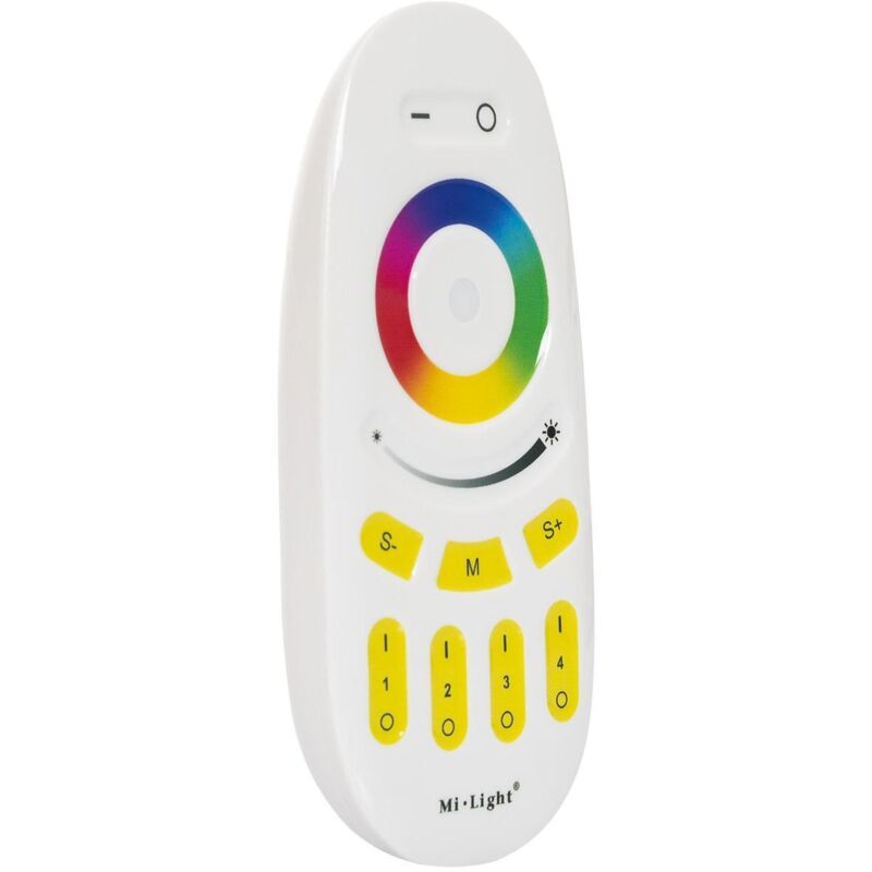 foto del prodotto mi light telecomando rf per regolatori led rgbw 4 zone miboxer fut096 bianco