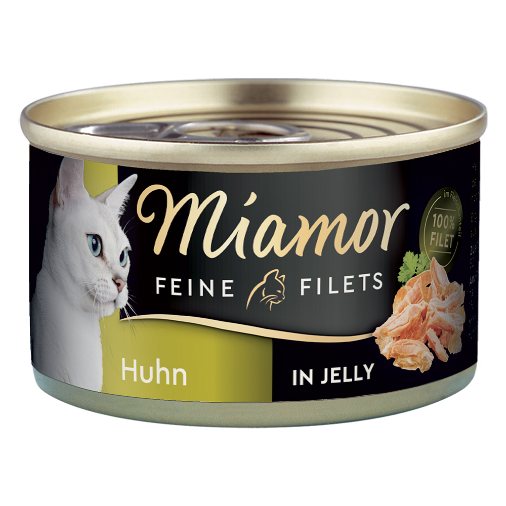 foto del prodotto miamor delicato filetto in gelatina 6 x 100 g pollo in gelatina